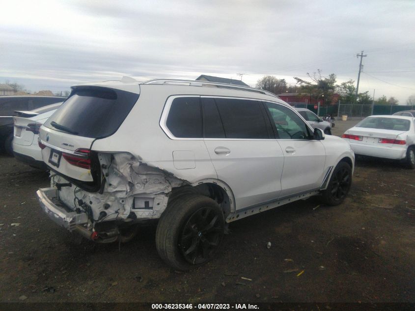 2021 BMW X7 XDRIVE40I - 5UXCW2C04M9D86606