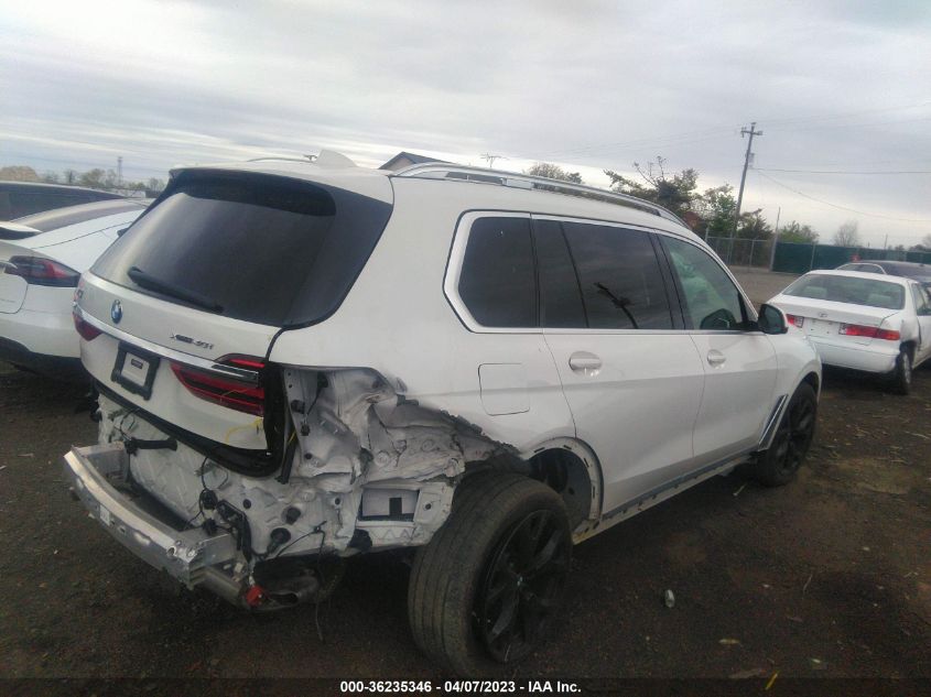 2021 BMW X7 XDRIVE40I - 5UXCW2C04M9D86606