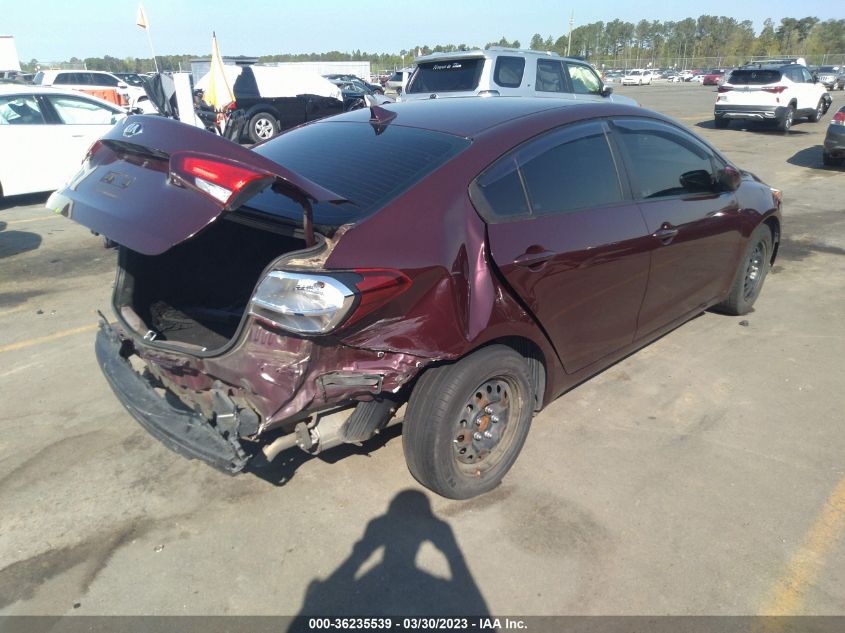 2017 KIA FORTE LX - 3KPFK4A7XHE142219