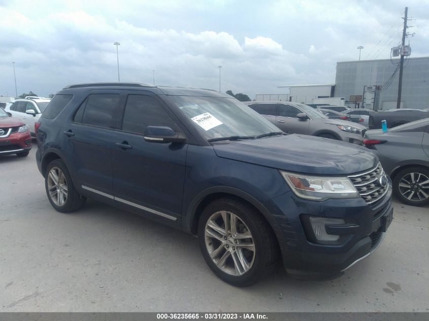 2016 FORD EXPLORER XLT - 1FM5K7D80GGB61597