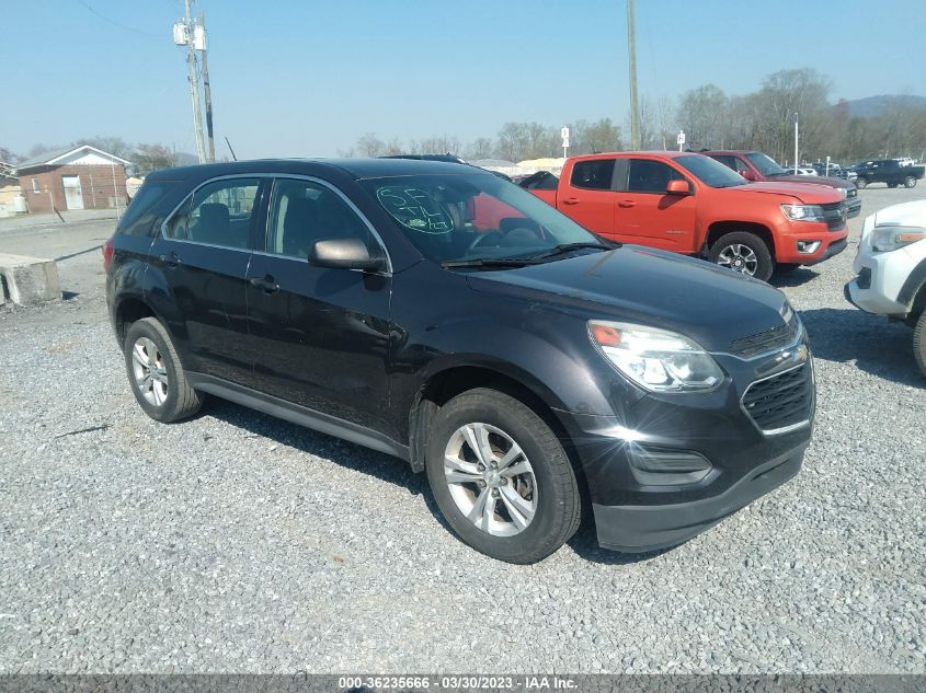 2016 CHEVROLET EQUINOX LS - 2GNALBEK5G6343283