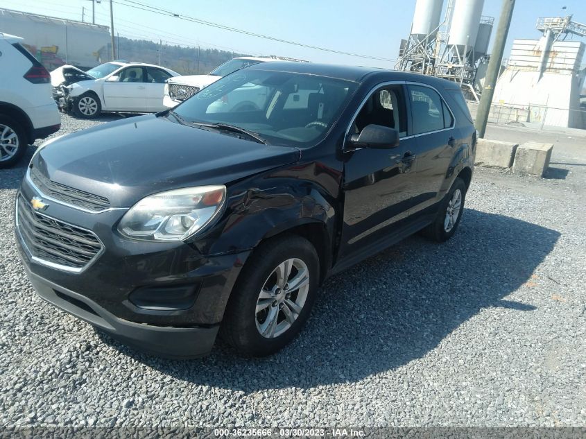 2016 CHEVROLET EQUINOX LS - 2GNALBEK5G6343283