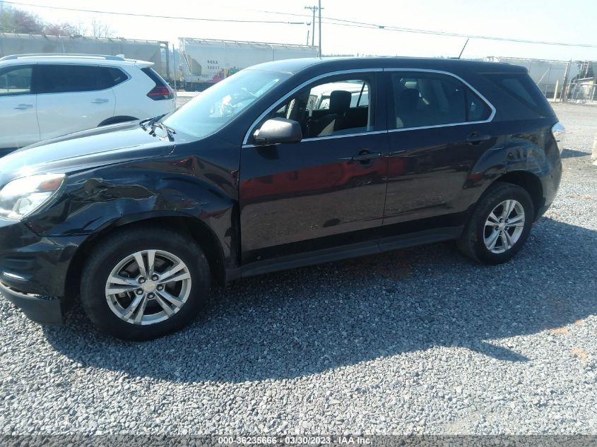 2016 CHEVROLET EQUINOX LS - 2GNALBEK5G6343283