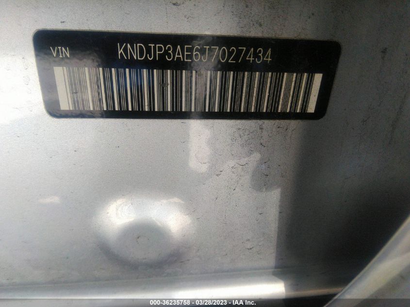 2018 KIA SOUL EV EV-E KNDJP3AE6J7027434