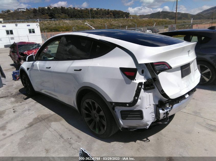 2022 TESLA MODEL Y LONG RANGE - 7SAYGAEE3NF401966
