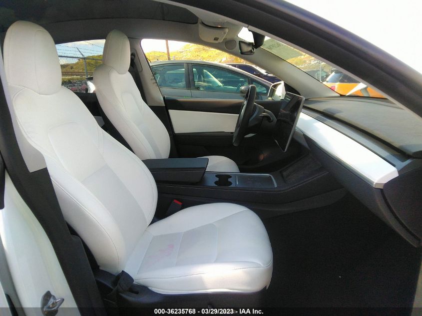 2022 TESLA MODEL Y LONG RANGE - 7SAYGAEE3NF401966