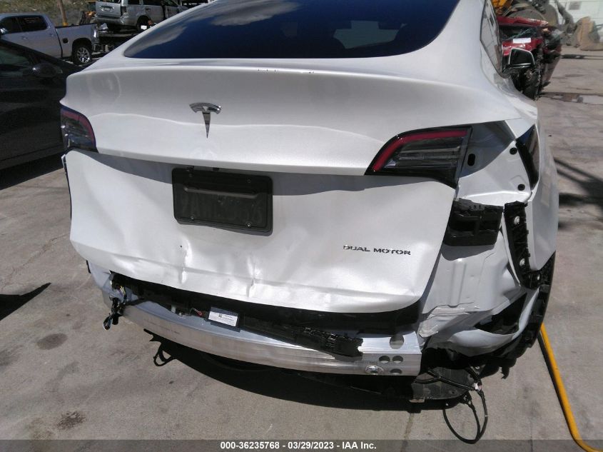 2022 TESLA MODEL Y LONG RANGE - 7SAYGAEE3NF401966