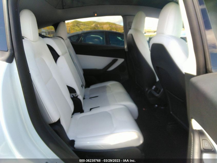 2022 TESLA MODEL Y LONG RANGE - 7SAYGAEE3NF401966