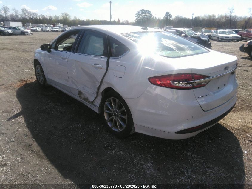 2017 FORD FUSION SE - 3FA6P0HD5HR229949