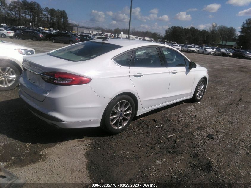 2017 FORD FUSION SE - 3FA6P0HD5HR229949