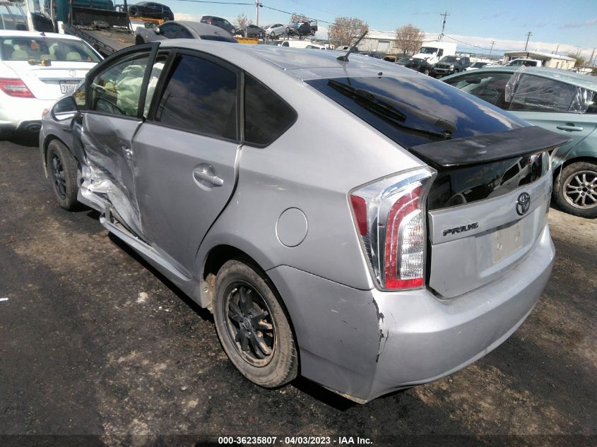 2013 TOYOTA PRIUS ONE/TWO/THREE/FOUR/FIVE - JTDKN3DU9D1684765