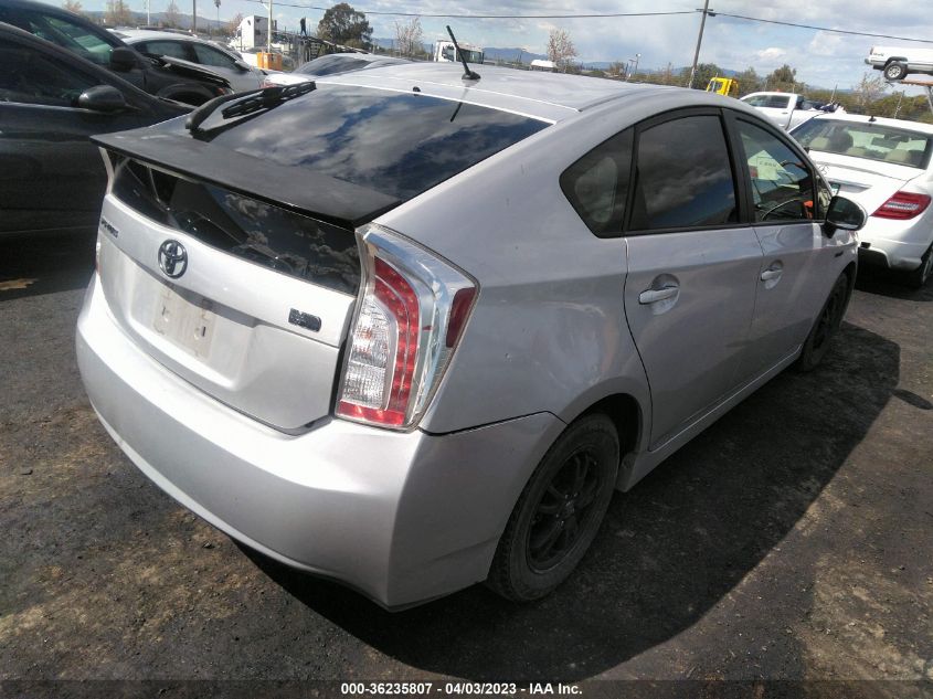 2013 TOYOTA PRIUS ONE/TWO/THREE/FOUR/FIVE - JTDKN3DU9D1684765
