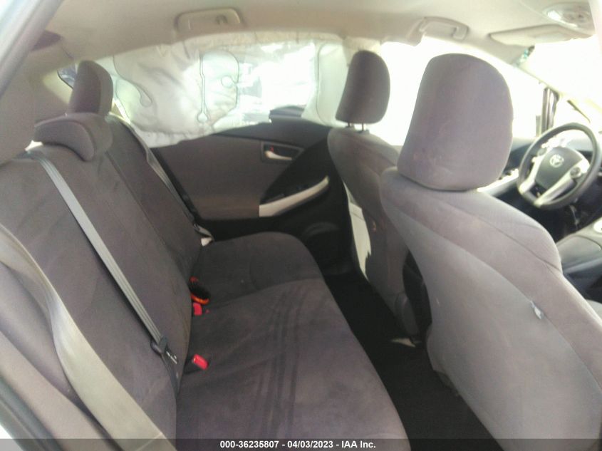 2013 TOYOTA PRIUS ONE/TWO/THREE/FOUR/FIVE - JTDKN3DU9D1684765