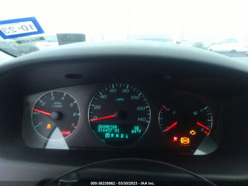 2013 CHEVROLET IMPALA LT - 2G1WG5E3XD1244280