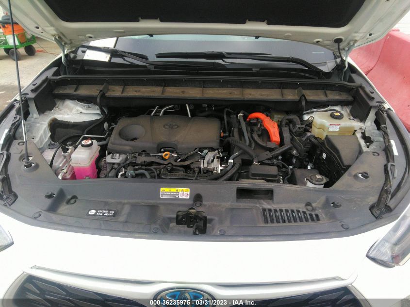 2021 TOYOTA HIGHLANDER HYBRID XLE - 5TDHBRCH6MS049466