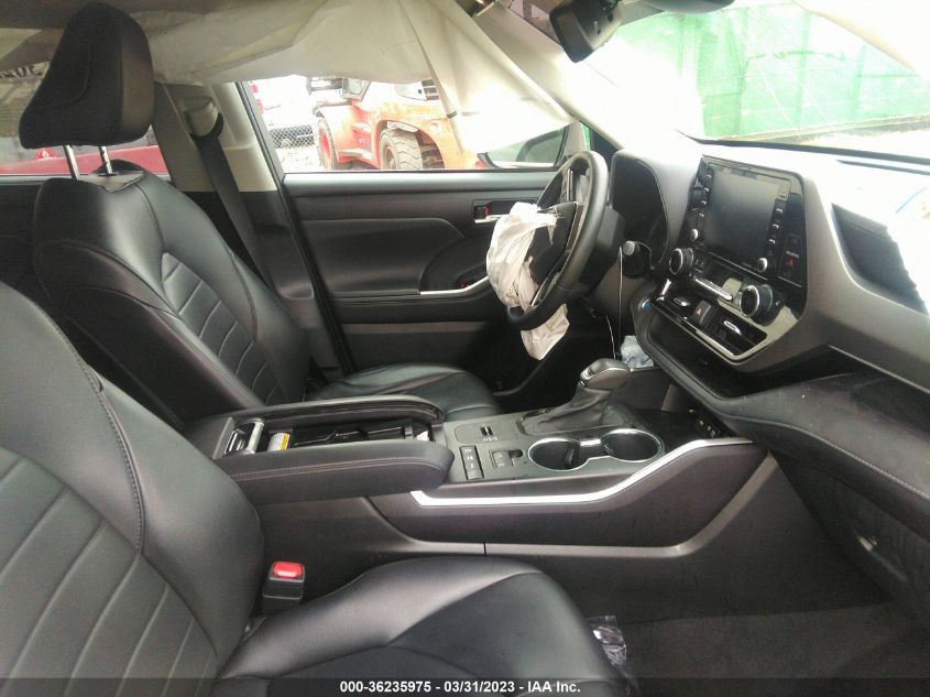 2021 TOYOTA HIGHLANDER HYBRID XLE - 5TDHBRCH6MS049466