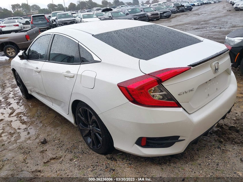 VIN 2HGFC2F84LH550670 2020 HONDA CIVIC SEDAN SPORT