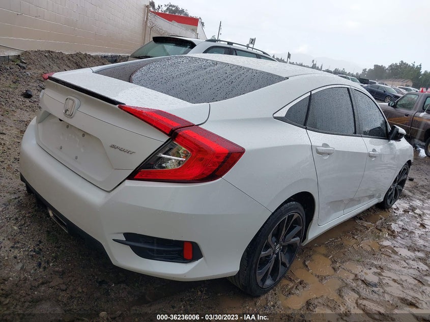 VIN 2HGFC2F84LH550670 2020 HONDA CIVIC SEDAN SPORT