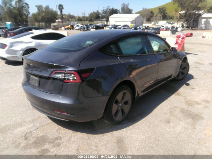 2022 TESLA MODEL 3 - 5YJ3E1EA6NF138348