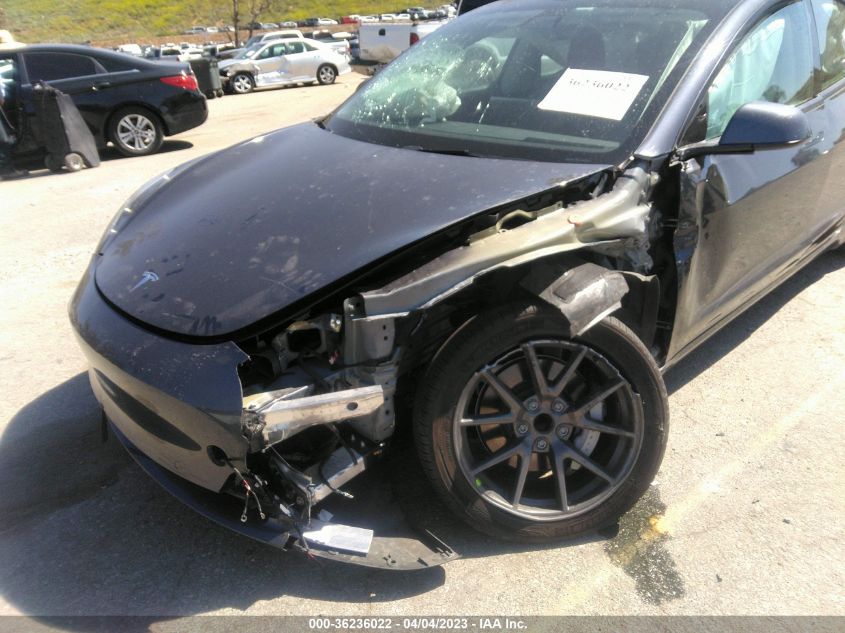2022 TESLA MODEL 3 - 5YJ3E1EA6NF138348
