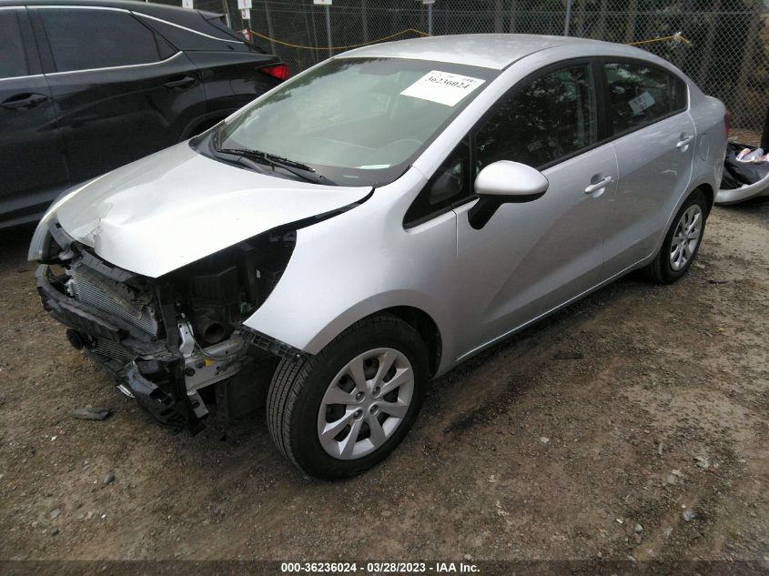 2015 KIA RIO LX - KNADM4A31F6521902