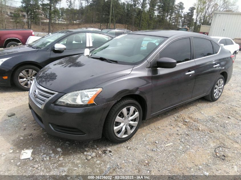 2015 NISSAN SENTRA SR/SL/S/SV/FE+ S - 3N1AB7AP5FL654722