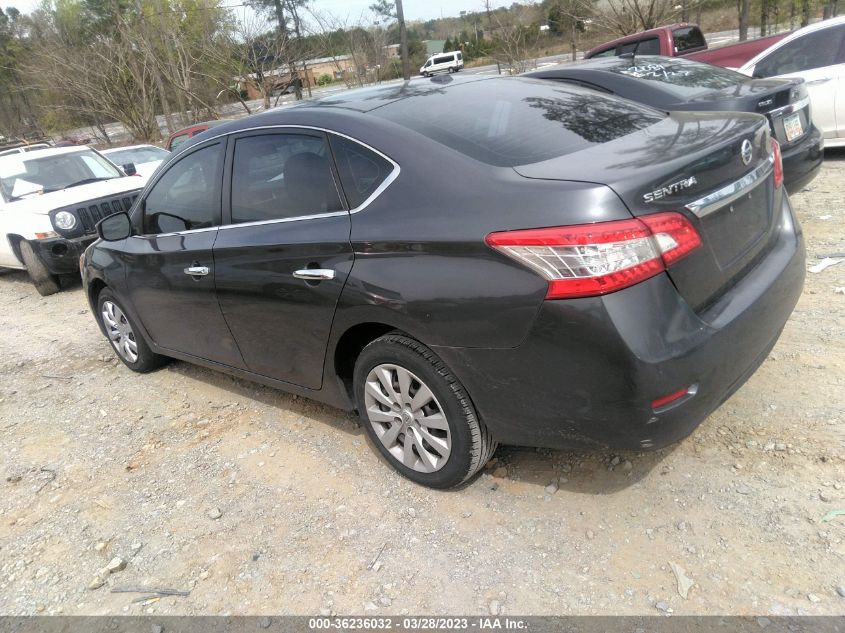 2015 NISSAN SENTRA SR/SL/S/SV/FE+ S - 3N1AB7AP5FL654722