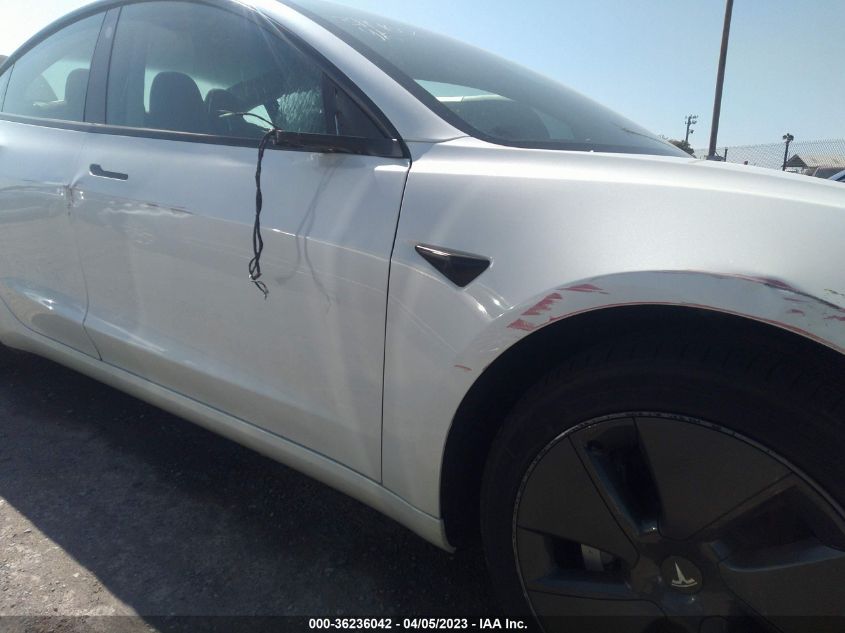 2022 TESLA MODEL 3 - 5YJ3E1EAXNF376607