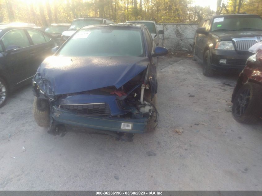 2013 CHEVROLET SONIC LT - 1G1JC5SH3D4176446