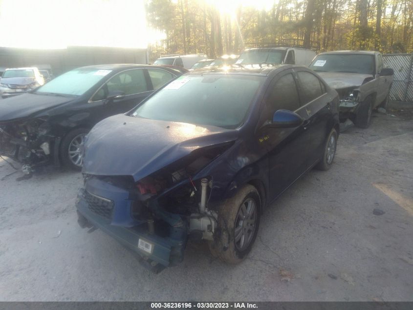 2013 CHEVROLET SONIC LT - 1G1JC5SH3D4176446