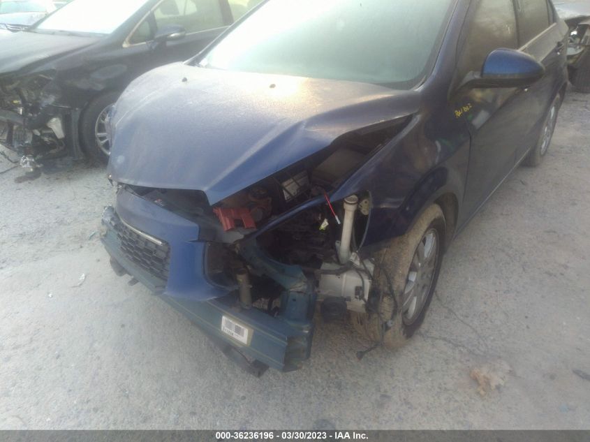 2013 CHEVROLET SONIC LT - 1G1JC5SH3D4176446