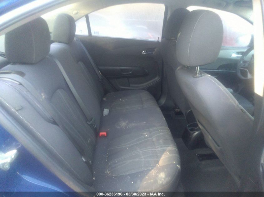 2013 CHEVROLET SONIC LT - 1G1JC5SH3D4176446