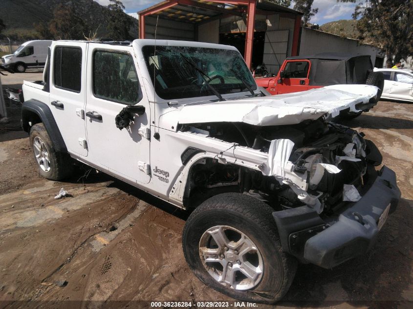 2019 JEEP WRANGLER UNLIMITED SPORT S - 1C4HJXDG1KW642985