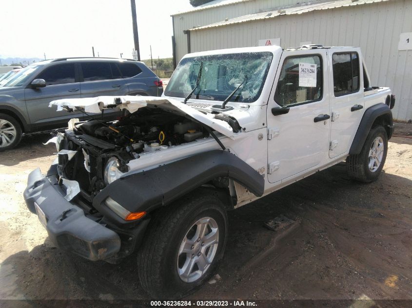 2019 JEEP WRANGLER UNLIMITED SPORT S - 1C4HJXDG1KW642985