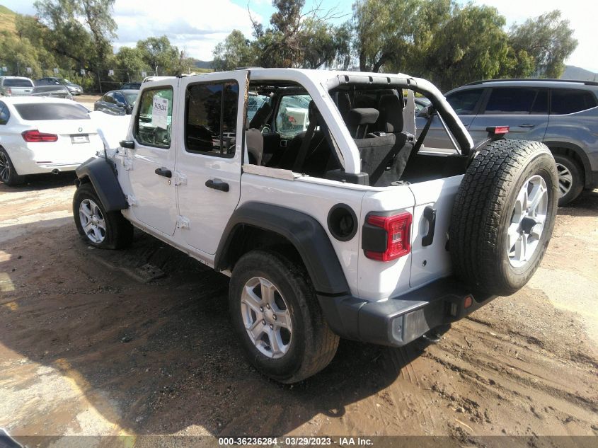 2019 JEEP WRANGLER UNLIMITED SPORT S - 1C4HJXDG1KW642985