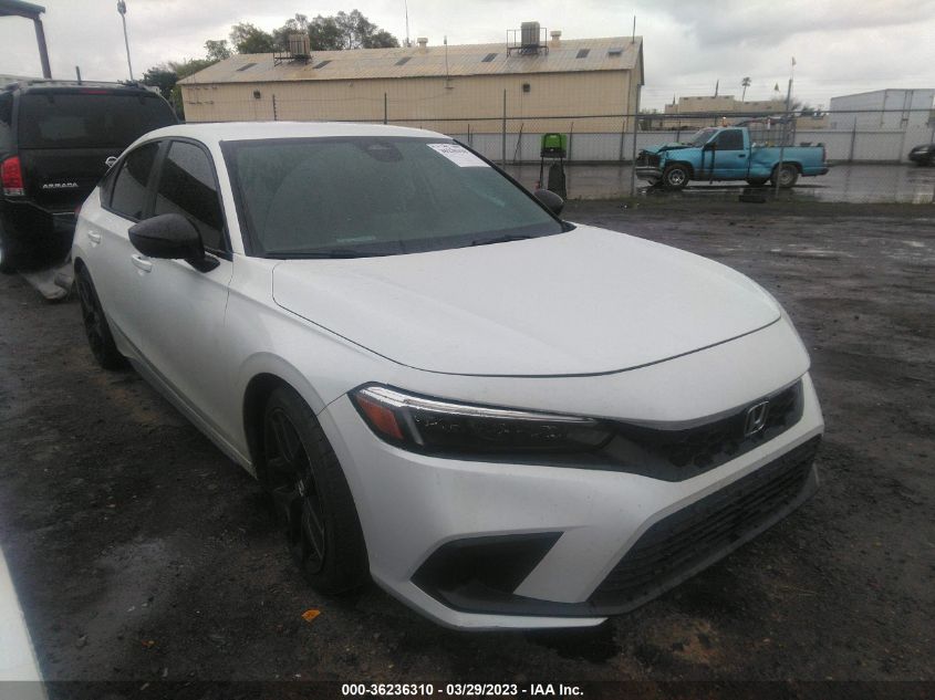 2022 HONDA CIVIC HATCHBACK SPORT - 19XFL2H89NE001539