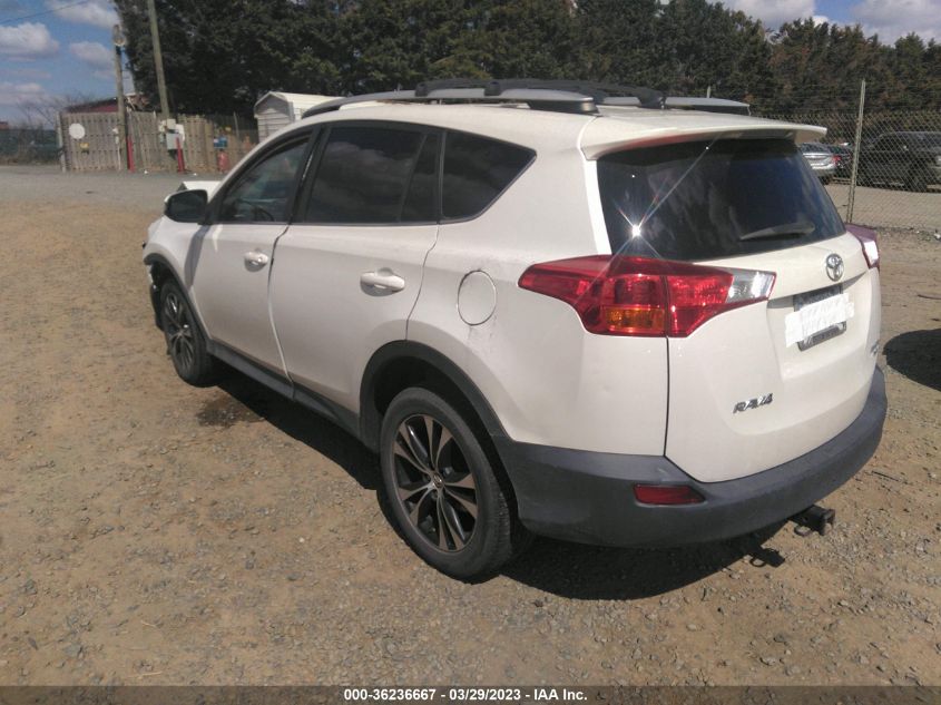 2015 TOYOTA RAV4 LIMITED - 2T3DFREV3FW324735