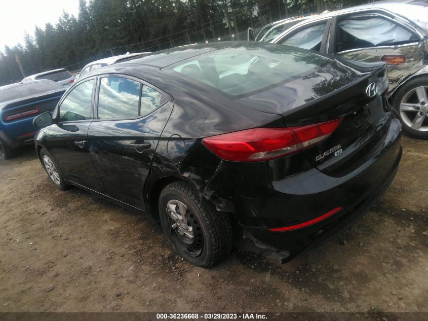 2018 HYUNDAI ELANTRA SE - 5NPD74LF1JH319951