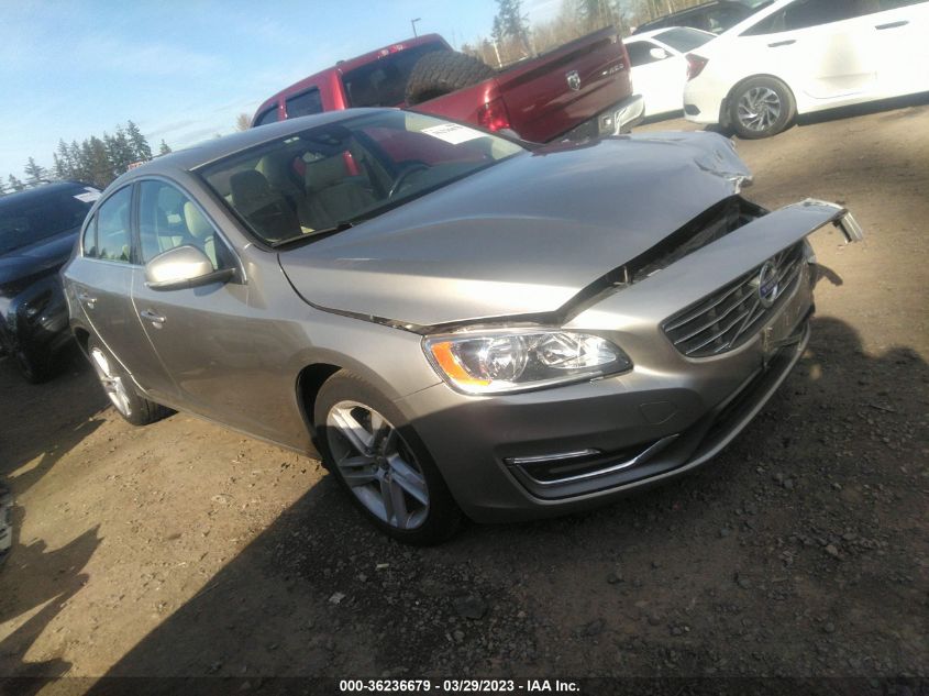 2015 VOLVO S60 T5 DRIVE-E PREMIER - YV126MFK0F1349518