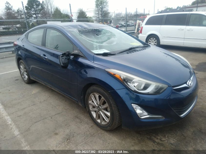 2016 HYUNDAI ELANTRA SE - 5NPDH4AE6GH722775