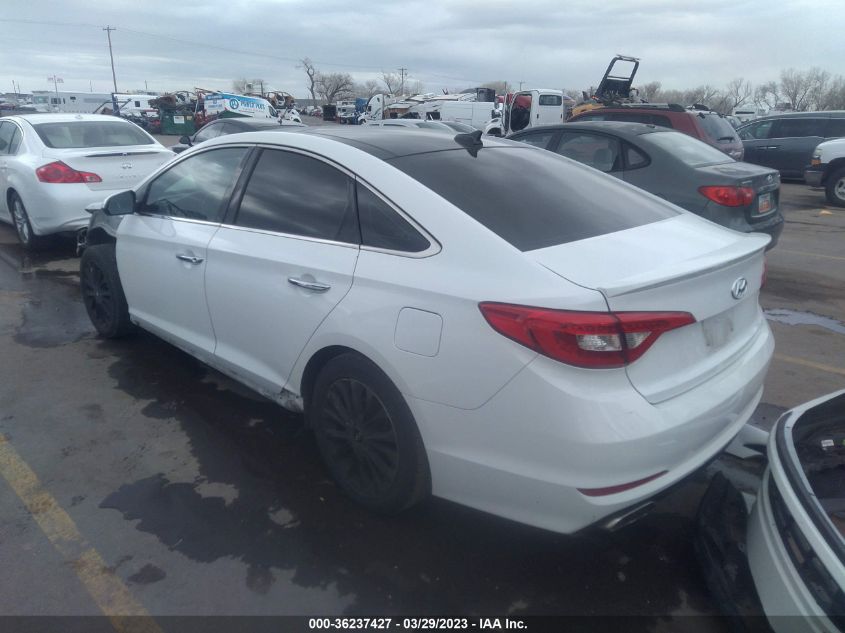 2015 HYUNDAI SONATA 2.4L LIMITED - 5NPE34AF3FH225676