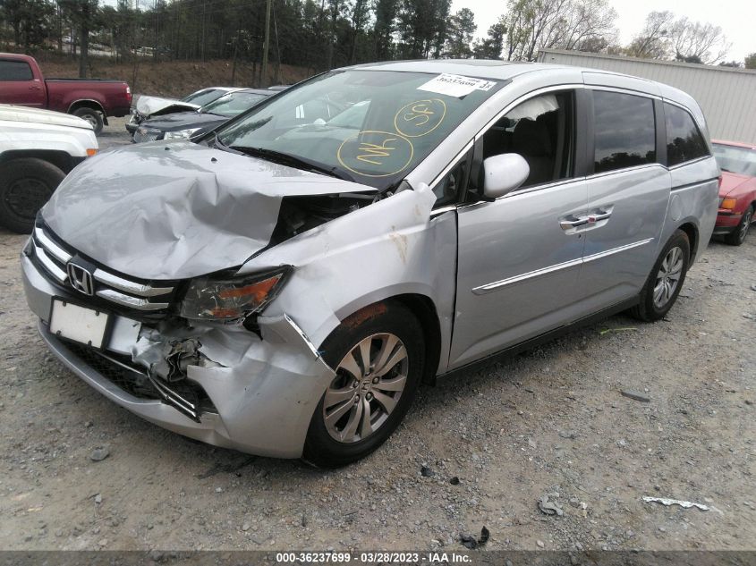 2014 HONDA ODYSSEY EX-L - 5FNRL5H61EB040598