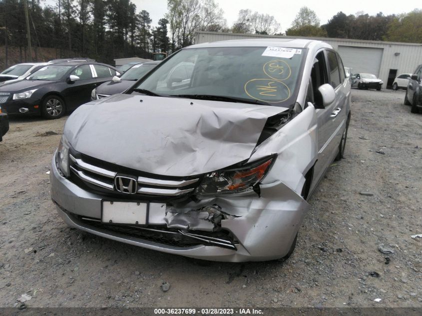 2014 HONDA ODYSSEY EX-L - 5FNRL5H61EB040598