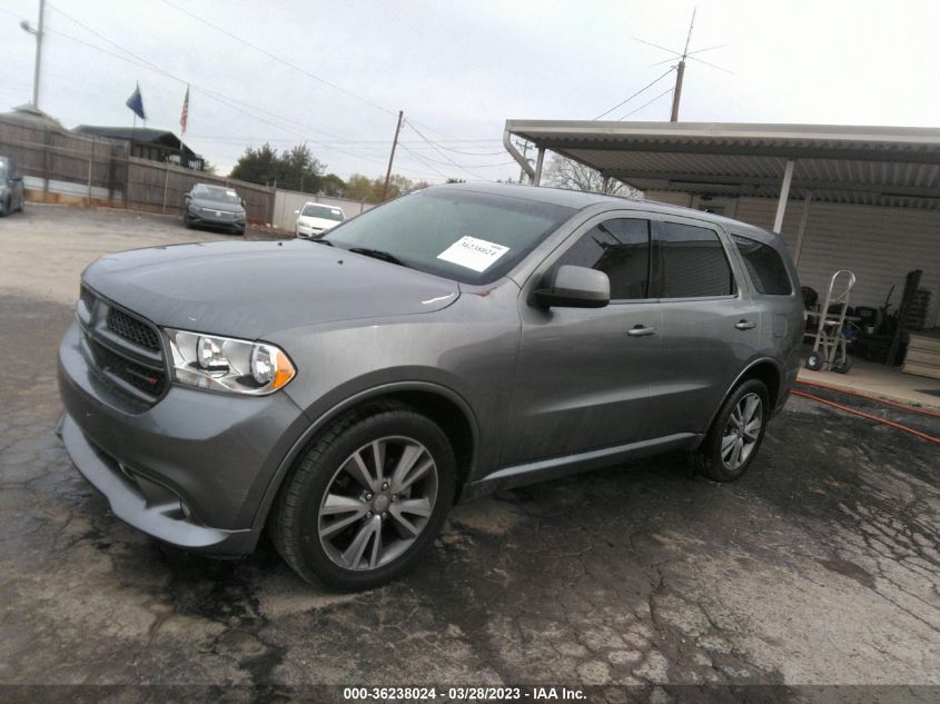 2013 DODGE DURANGO SXT - 1C4RDHAG9DC575031