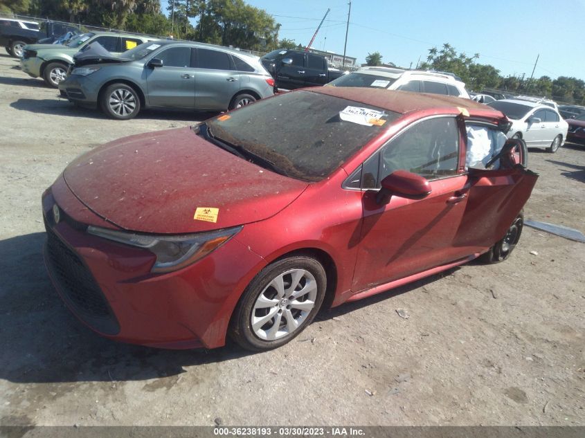 2020 TOYOTA COROLLA LE - JTDEPRAE0LJ068605