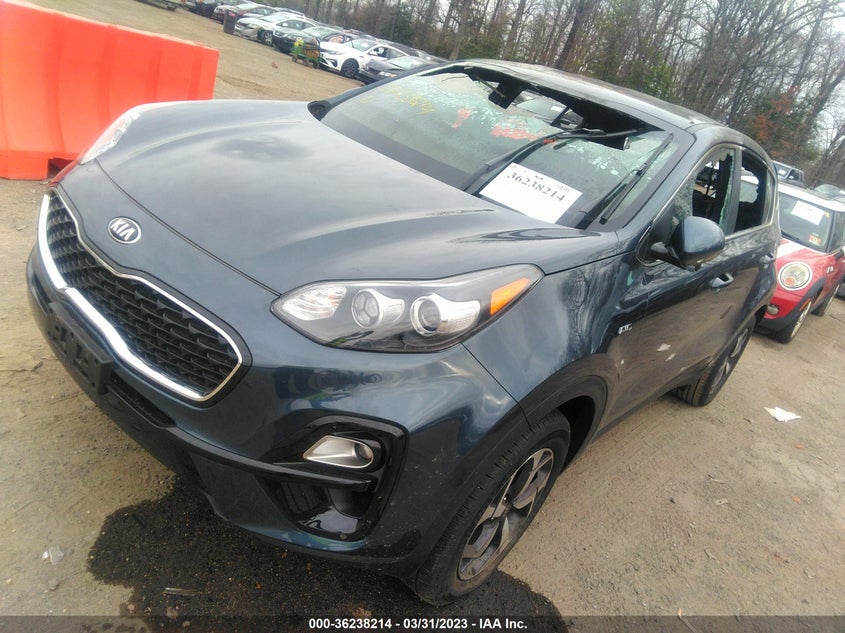 VIN KNDPMCAC2N7948962 2022 KIA SPORTAGE LX