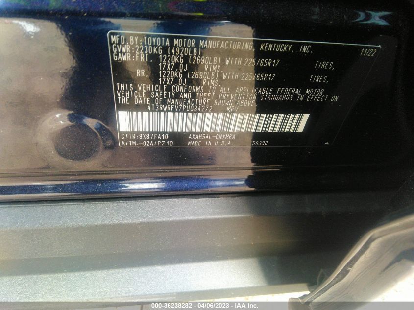 2023 TOYOTA RAV4 HYBRID XLE - 4T3RWRFV7PU084272