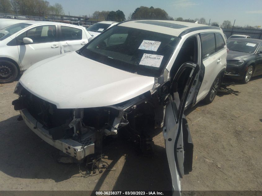2017 TOYOTA HIGHLANDER XLE/SE - 5TDKZRFH4HS520596