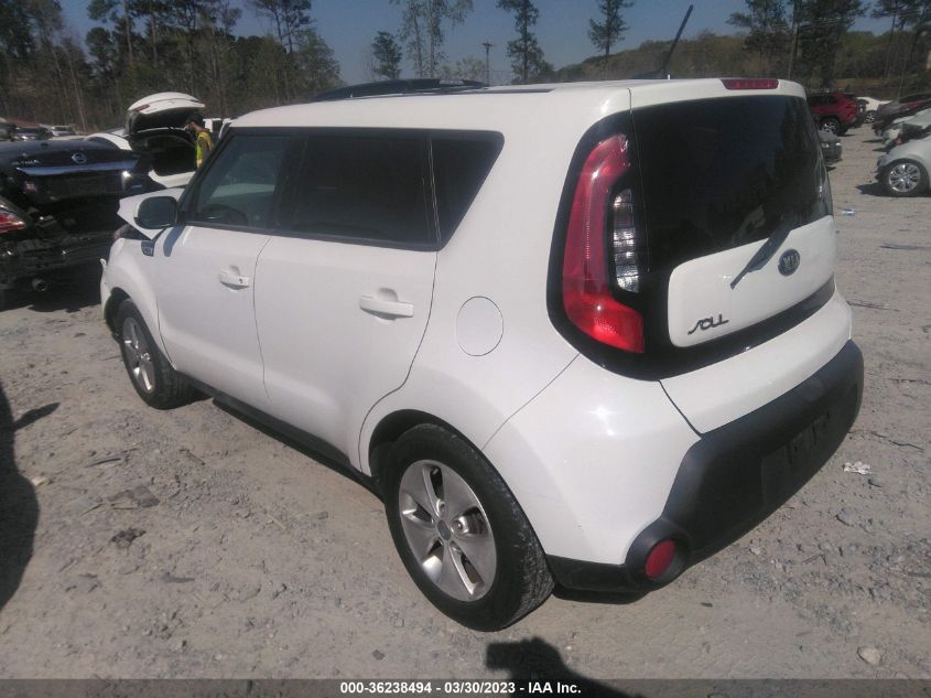 2015 KIA SOUL BASE - KNDJN2A29F7229455