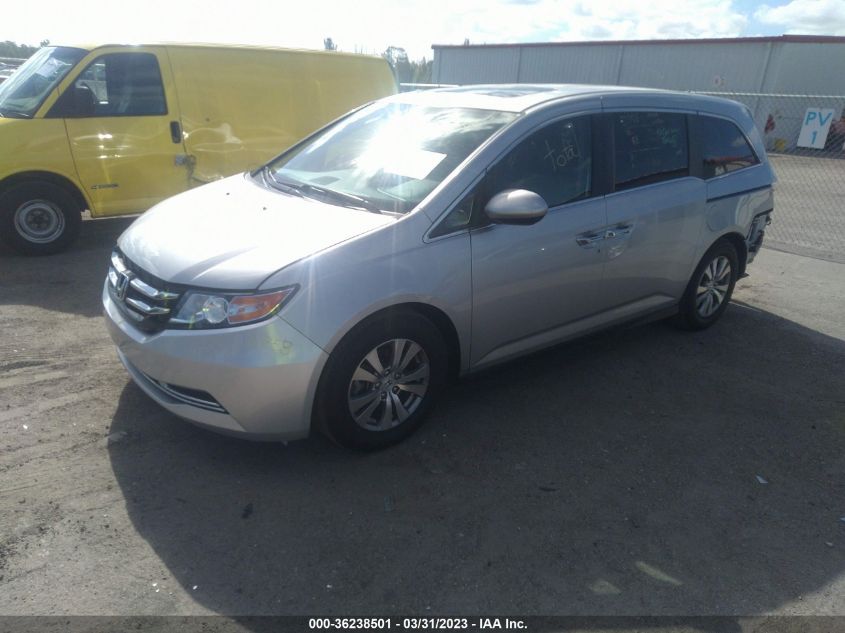 2014 HONDA ODYSSEY EX-L - 5FNRL5H60EB012663